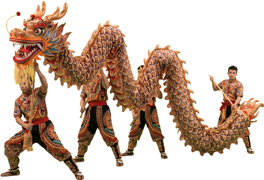 danza del leon chino dragon